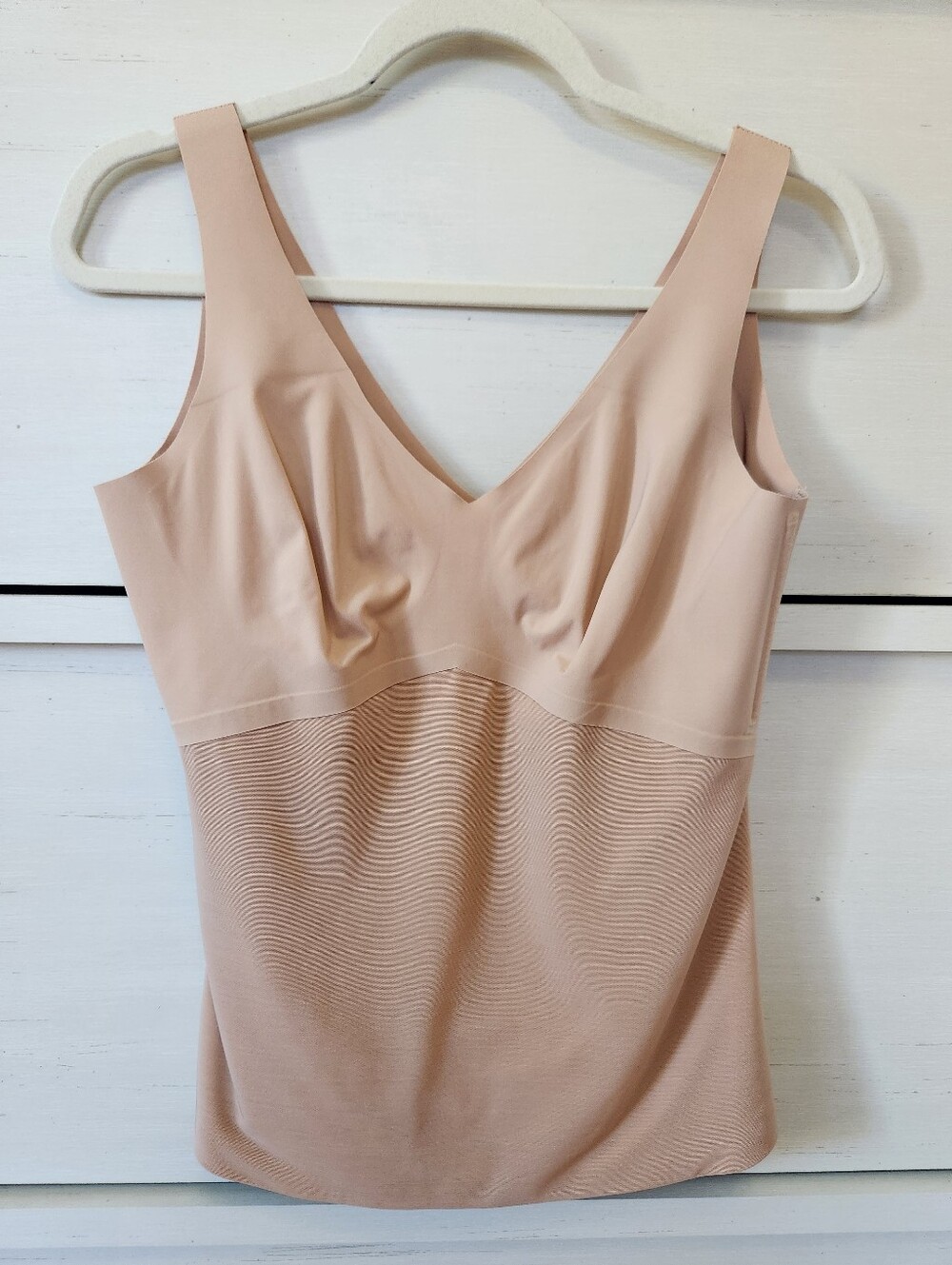 Honey Love LiftWear Tank Womens XL Neutral Nude Cream Shapewear